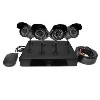 electriQ CCTV System - 8 Channel 720p DVR with 4 x 800TVL Bullet Cameras &amp; 2TB HDD