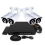 GRADE A1 - electriQ CCTV System - 8 Channel 1080p DVR with 4 x 720p Bullet Cameras & 1TB HDD
