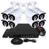 electriQ CCTV System - 8 Channel 1080p DVR with 8 x 720p Bullet Cameras &amp; 1TB HDD