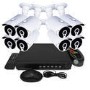 electriQ CCTV System - 8 Channel 1080p DVR with 8 x 720p Bullet Cameras & 2TB HDD