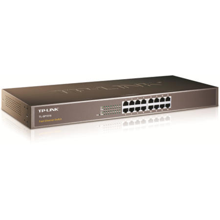 TP-Link TL-SF1016 16-Port Unmanaged 10/100M Rackmount Switch
