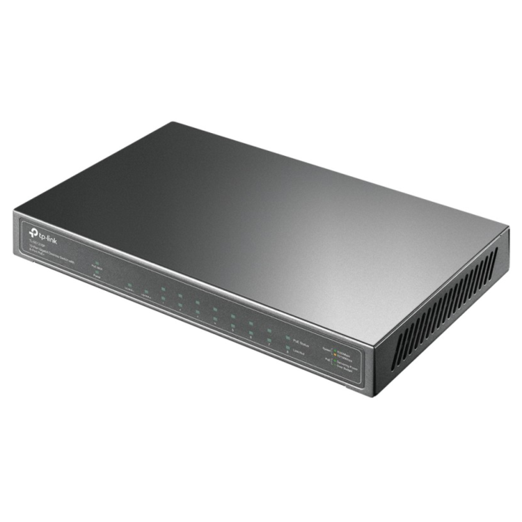 TP-Link TL-SG1210P 10-Port Gigabit Ethernet PoE L? Desktop Unmanaged Switch