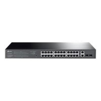 TP-Link JetStream 24-Port Gigabit Ethernet PoE L2 Rack-mountable Managed Switch TP-Link JetStream 24-Port Gigabit Ethernet PoE L2 Rack-mountable Managed Switch