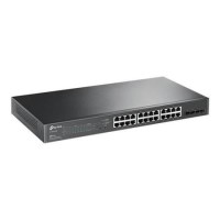 TP-Link JetStream 24-Port Gigabit Ethernet with 4x SFP PoE L2+ Rack-mountable Switch TP-Link JetStream 24-Port Gigabit Ethernet with 4x SFP PoE L2+ Rack-mountable Switch
