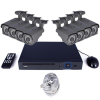 electriQ 8 Channel HD 1080p Network Video Recorder with 8 x 1080p Bullet Cameras - Hard Drive Required electriQ 8 Channel HD 1080p Network Video Recorder with 8 x 1080p Bullet Cameras - Hard Drive Required