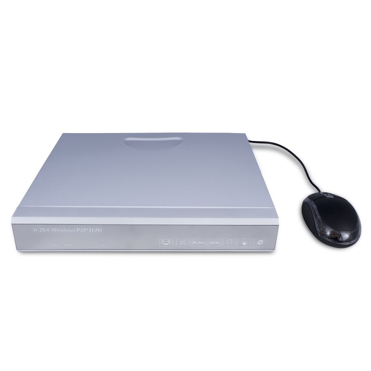 electriQ Wireless CCTV System - 4 Channel 1080p NVR with 4 x Bullet Cameras & 1TB HDD