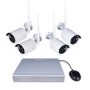 GRADE A2 - electriQ Wireless  CCTV System - 4 Channel 1080p with 4 x Bullet Cameras & 2TB HDD