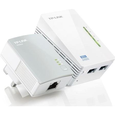 TP-Link 600Mbps 2 Ports WiFi Powerline Adapter - 2 Pack