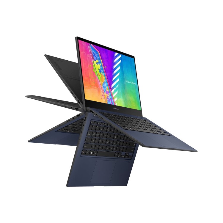 ASUS Vivobook Go 14 Flip Intel Pentium Silver 4GB RAM 128GB eMMC 14 Inch Windows 11 Pro Laptop