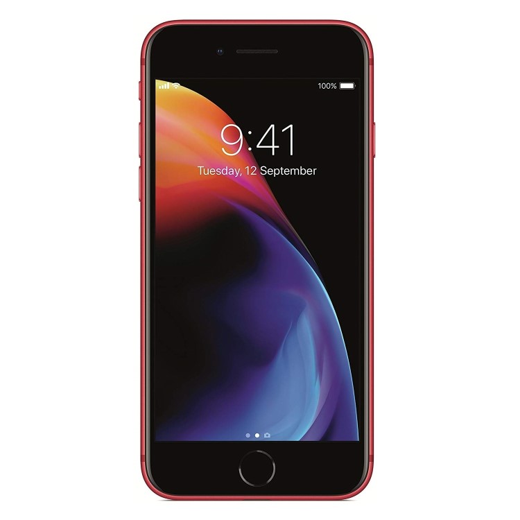 Refurbished Apple iPhone 8 Red 4.7" 64GB 4G Unlocked & SIM Free Smartphone