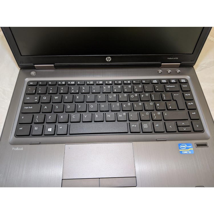 Refurbished HP Probook 6470B Core i3-3120M 4GB 320GB DVD/RW 14 Inch Windows 10 Laptop
