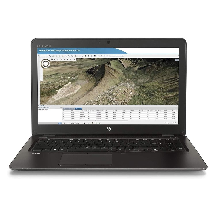 Refurbished HP ZBook 15U G3 Core i5-6200U 8GB 500GB 15.6 Inch Windows 10 Laptop