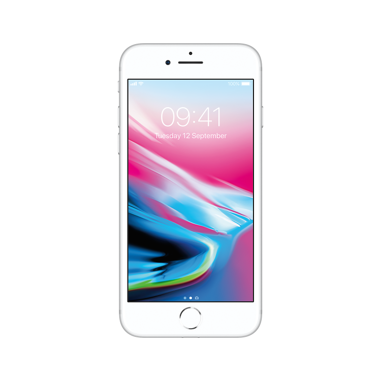 Grade A2 Apple iPhone 8 Silver 4.7" 64GB 4G Unlocked & SIM Free