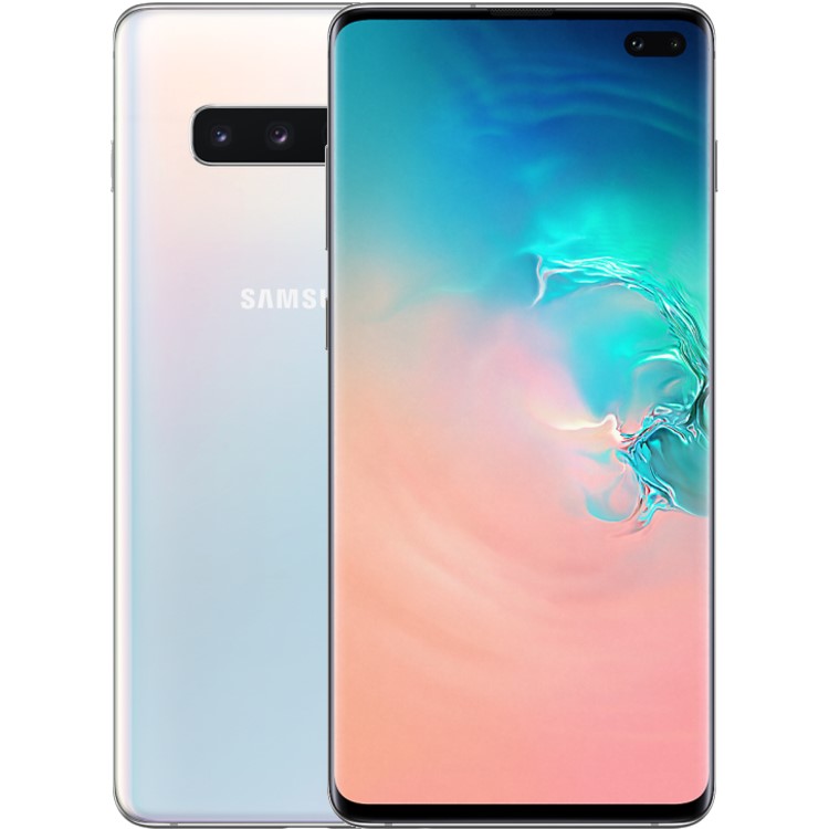 Refurbished Samsung Galaxy S10 Plus Prism White 6.4" 128GB 4G Unlocked & SIM Free Smartphone