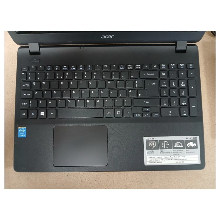 Refurbished Acer Aspire ES1-571 Core i5-4210U 4GB 1TB 15.6 Inch Windows 10 Laptop