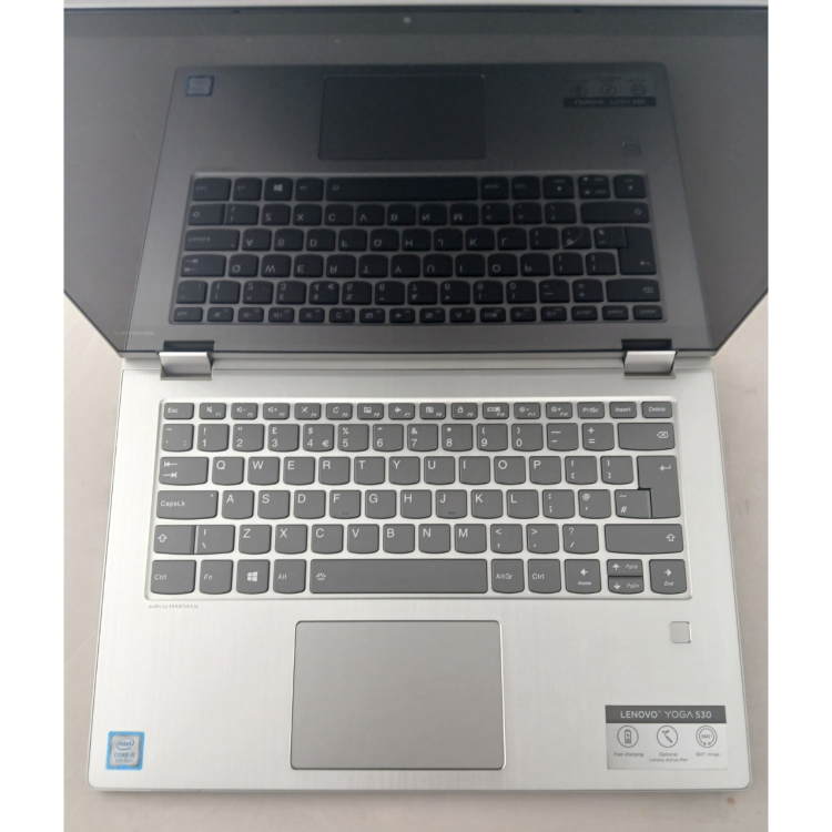 Refurbished Lenovo Yoga 530-14IKB Core i5-8250U 8GB RAM 256GB SSD 14 Inch Windows 11 Home Laptop