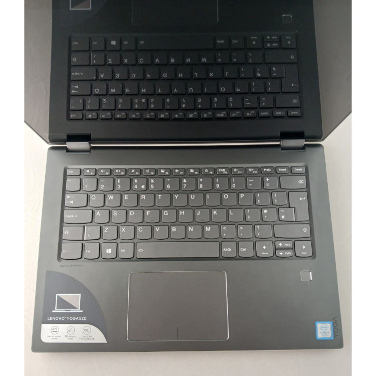 Refurbished Lenovo Yoga 520-14IKB Core i3-7100U 4GB RAM 128GB SSD 14 Inch Windows 10 Laptop