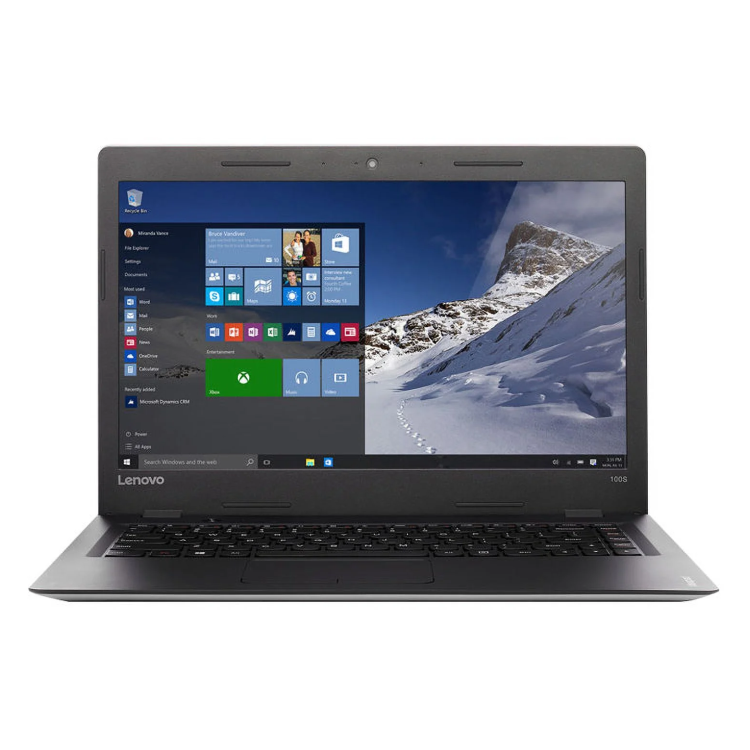 Refurbished Lenovo IdeaPad 100s  Intel Celeron 2GB RAM 16GB SSD 11.6 Inch Windows 11 Chromebook