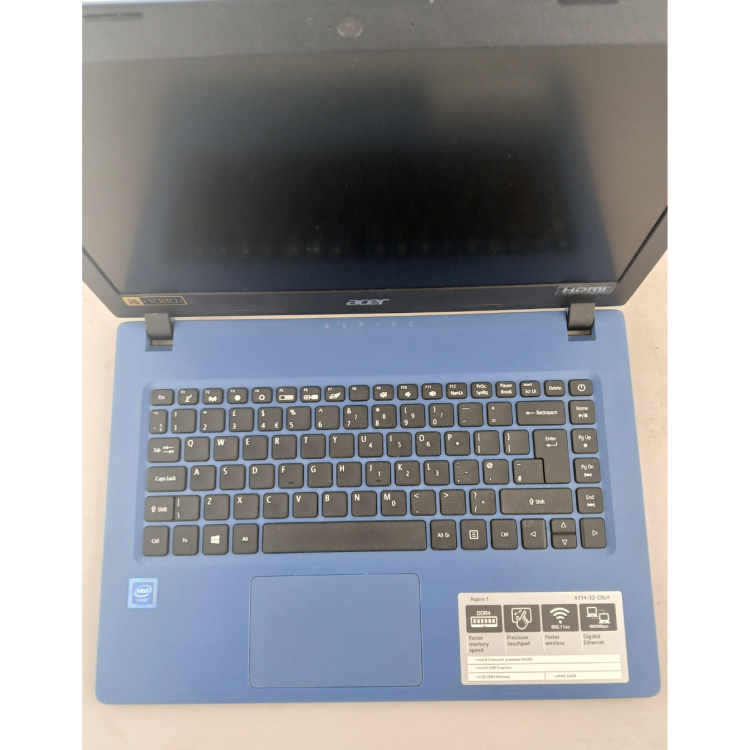 Refurbished Acer Aspire A114-32 Intel Celeron N4000 4GB RAM 64GB eMMC 14 Inch Windows 11 Laptop