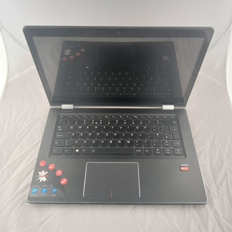 Refurbished Lenovo Yoga 510-14AST AMD A9-9410 8GB RAM 1TB HDD 14 Inch Windows 11 Touchscreen Convertible Laptop