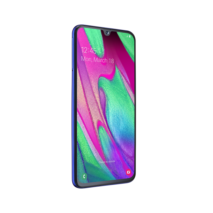 Grade A1 Samsung Galaxy A40 Blue 5.9" 64GB 4G Dual SIM Unlocked & SIM Free