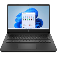 Refurbished HP 14S-DQ0XXX Intel Celeron N4120 4GB RAM 128GB SSD 14 Inch Windows 11 Laptop