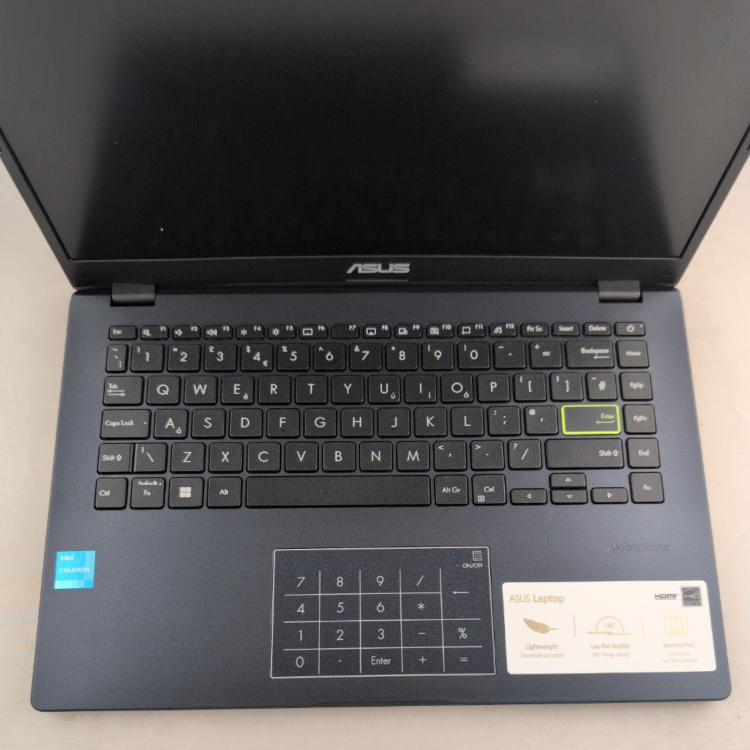 Refurbished ASUS Vivobook E410KA Intel Celeron N4500 4GB RAM 128GB eMMC 14 Inch Windows 11 Laptop