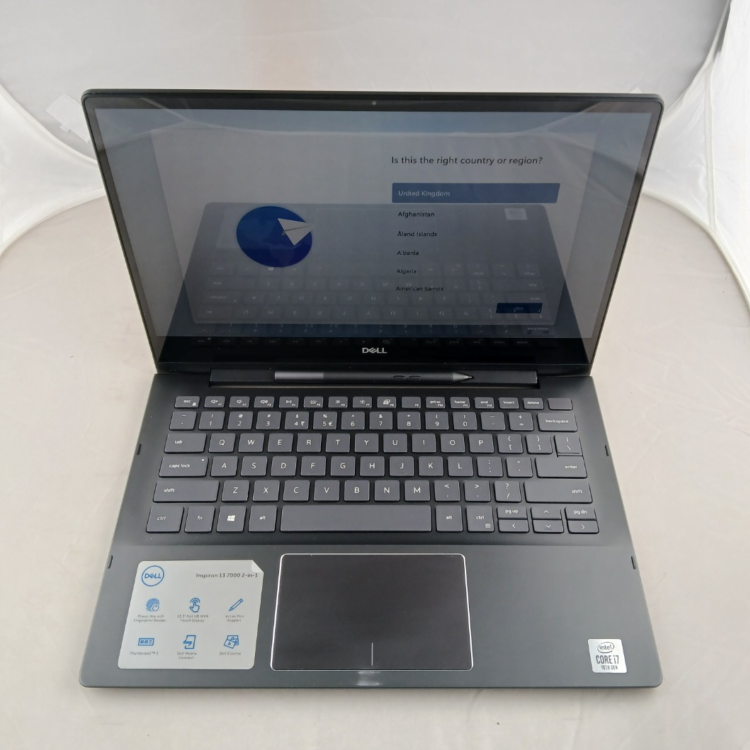 Refurbished Dell Inspiron 7391 2-in-1 Core i7-10510U 8GB RAM 512GB SSD 13.3 Inch WIndows 11 Home Touchscreen Convertible Laptop