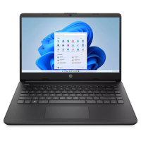 Refurbished HP 14S-DQ0XXX Intel Celeron N4120 4GB RAM 128GB SSD 14 Inch Windows 11 Laptop