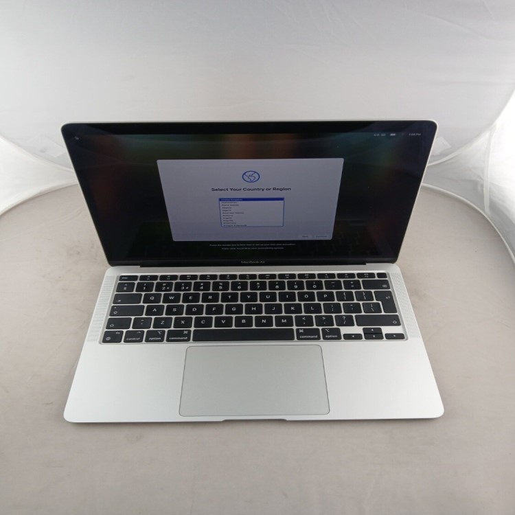 Refurbished Apple MacBook Air 13 Inch M1 8GB RAM 256GB SSD 2020 macOS Sequoia