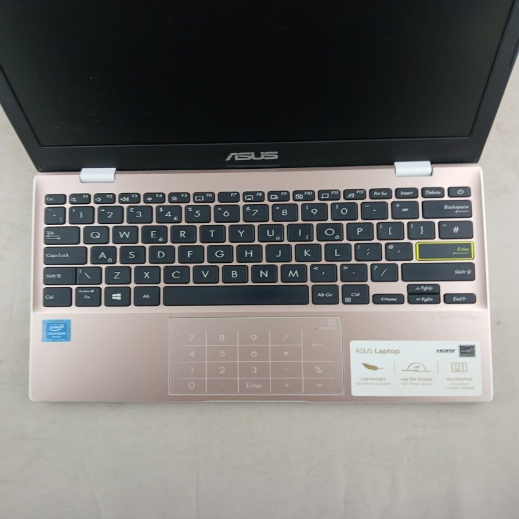 Refurbished ASUS Vivobook E210MA Intel Celeron N4020 4GB RAM 64GB MMC 11.6 Inch Windows 11 Laptop