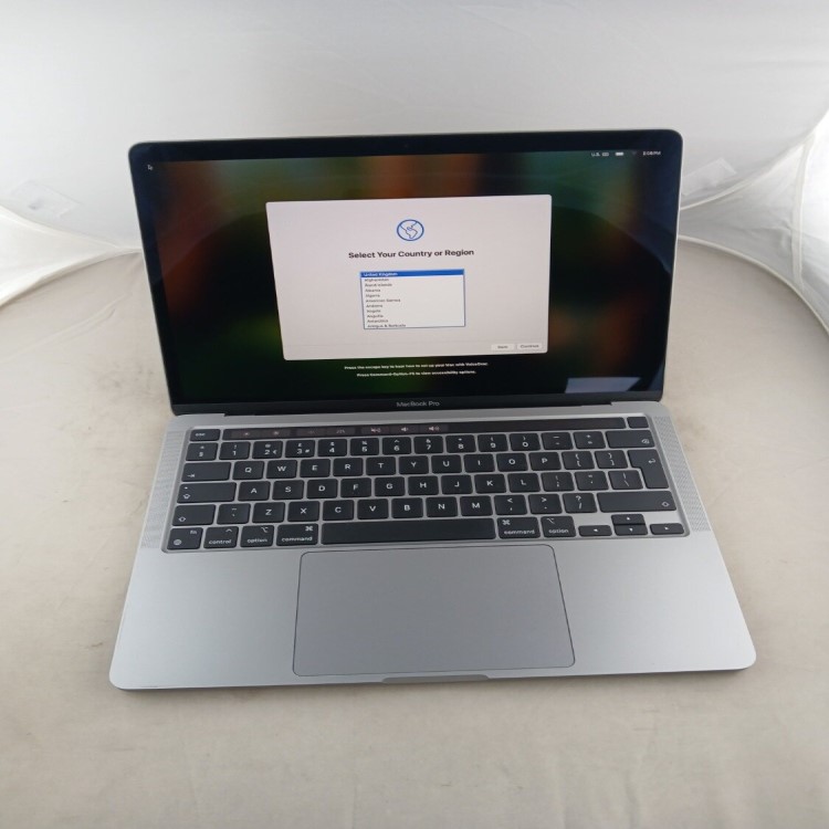 Refurbished Apple Macbook Pro 13 Inch M1 8GB RAM 256GB SSD 2020 macOS Sequoia