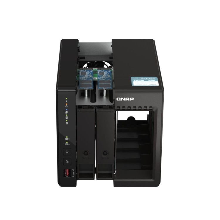 QNAP TS-253E 8GB RAM with 16TB Installed Storage 2 Bay SATA Desktop NAS