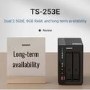 QNAP TS-253E 8GB RAM with 16TB Installed Storage 2 Bay SATA Desktop NAS