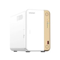 QNAP TS-262 4GB RAM with 8TB Installed Storage 2 Bay SATA 0 1 JBOD Desktop NAS Storage
