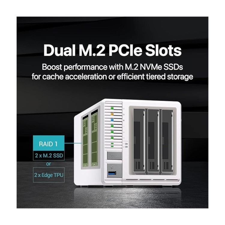 QNAP TS-364-4G 3 Bay Desktop NAS Enc