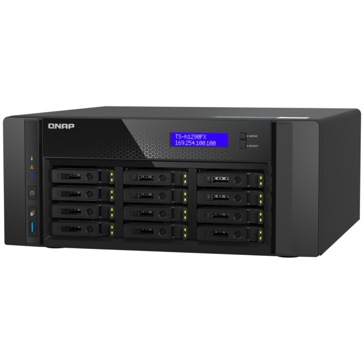 QNAP TS-h1290FX-7302P-128G 12 Bay Tower NAS