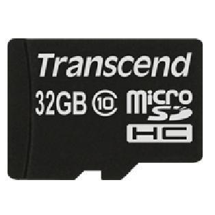 Transcend Premium 32GB MicroSDHC Class 10 Card