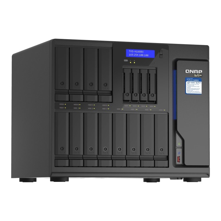QNAP TVS-h1688X-W1250-32G 32GB RAM 16 Bay Desktop NAS