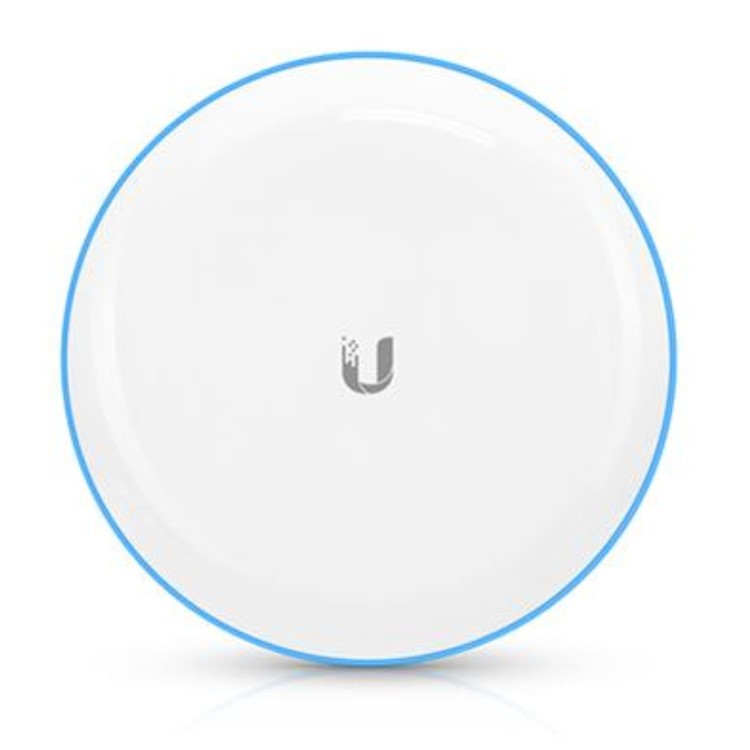 Ubiquiti UniFi Building-to-Building Bridge High-Speed Wireless Bridge 60 GHz/5 GHz 1+ Gbps Throughput 500m Range White - 2 Pack