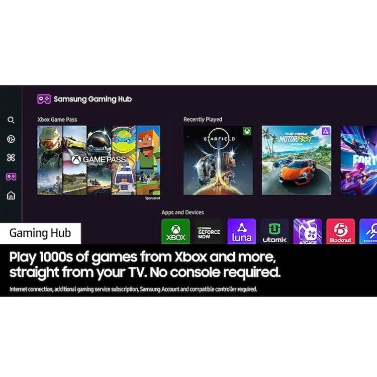 Refurbished Samsung Crystal 65" 4K Ultra HD with HDR LED Freeview Smart TV