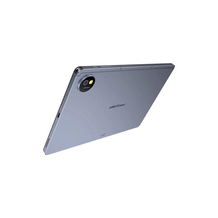 Ulefone Tab A10 10.1" Grey 128GB 4G Tablet with Tempered Glass Screen Protector and Smart Book Cover