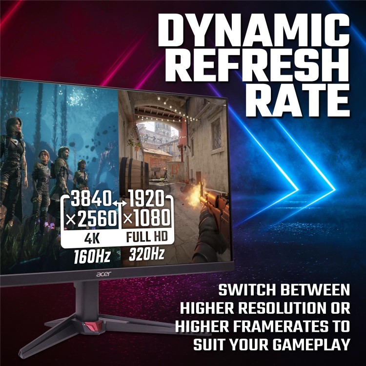 Acer Nitro VG270KV4bmiipx 27'' IPS 4K Ultra HD 160Hz 1ms Gaming Monitor