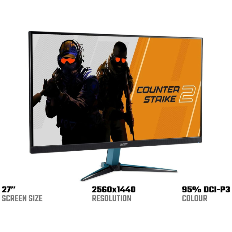 Refurbished Acer Nitro VG272U 27" IPS WQHD 180Hz 0.5ms Gaming Monitor