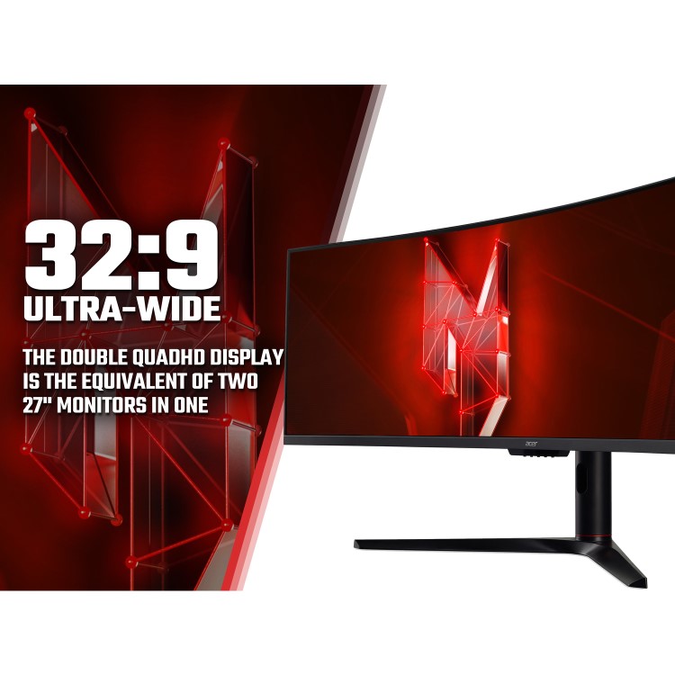 Acer Nitro EI491CUR 49" Dual QHD FreeSync Ultrawide Curved HDR VA Gaming Monitor