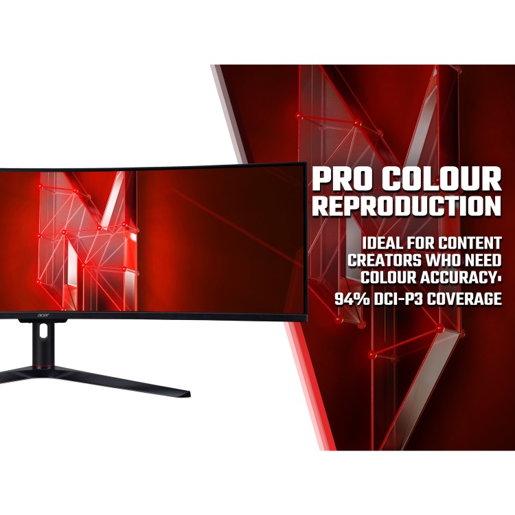 Acer Nitro EI491CUR 49" Dual QHD FreeSync Ultrawide Curved HDR VA Gaming Monitor