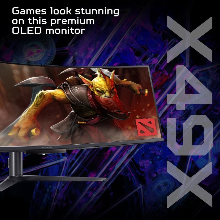 Acer Predator X49X 49" QD-OLED DQHD 240Hz 0.03ms Curved Gaming Monitor