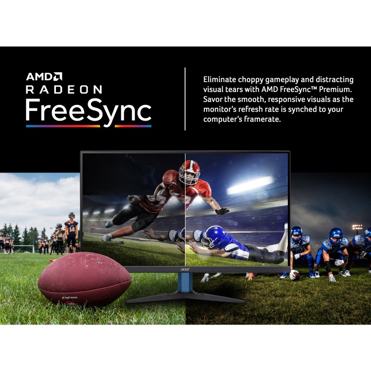 Acer Nitro XZ240QP 23.6" IPS Full HD 165Hz Curved Gaming Monitor