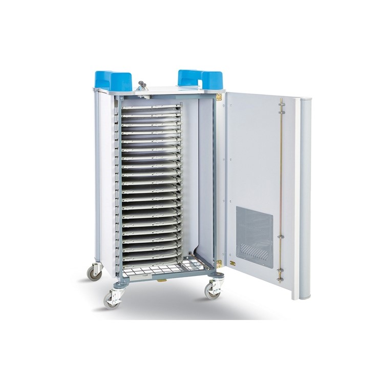 LapCabby 20 Laptops or Chrombebook and Tablets up to 14" Charging Trolley