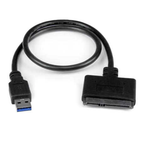StarTech USB 3.0 to 2.5 SATA III Hard Drive Adapter Cable w/ UASP SATA to USB 3.0 Converter  